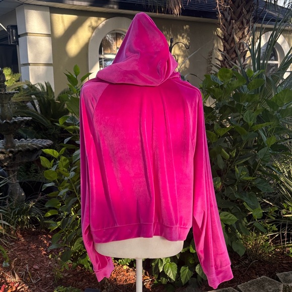Victoria’s Secret Hot Pink Velour Full Zip Jacket - Picture 5 of 8